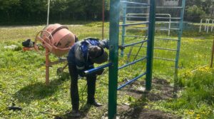 Работа по проекту «Доступный спорт для каждого. Продолжение», реализуемого при…