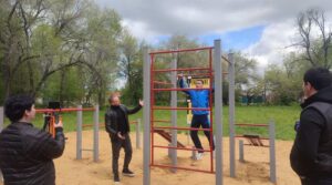 Появилась в парке спортивная площадка В субботу, 21 мая, в…