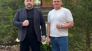 Встреча с Михаилом Кайгородовым в Центре прогресса бокса В Москве,…